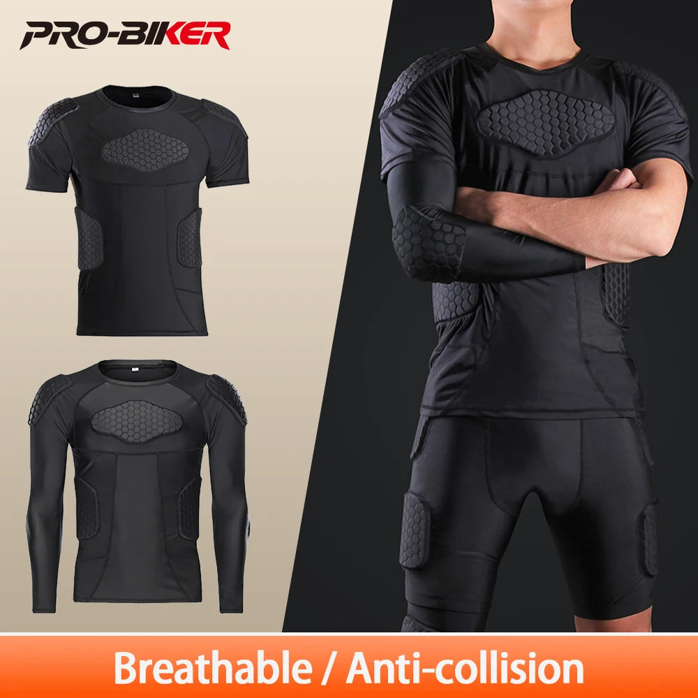 Motorcycle T-shirts Anti-Collision Motorbike Jacket Breathable Outdoor Motocross Riding Clothing Moto Body Armor Protective Gear