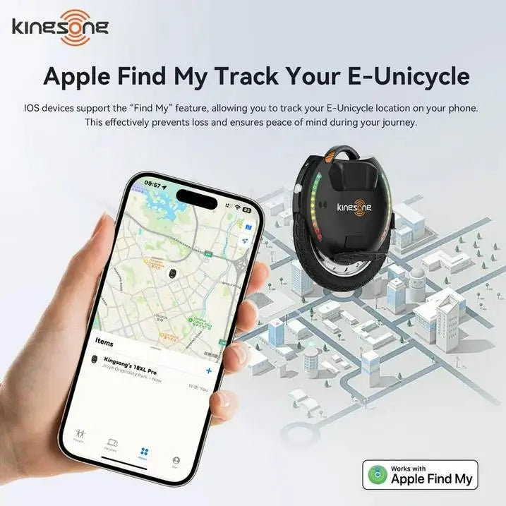 KINGSONG 18XL Pro Electric Unicycle: 37 MPH & 87-Mile Range. 18" One-Wheel, High-Power Motor for Long-Distance City Commuting
