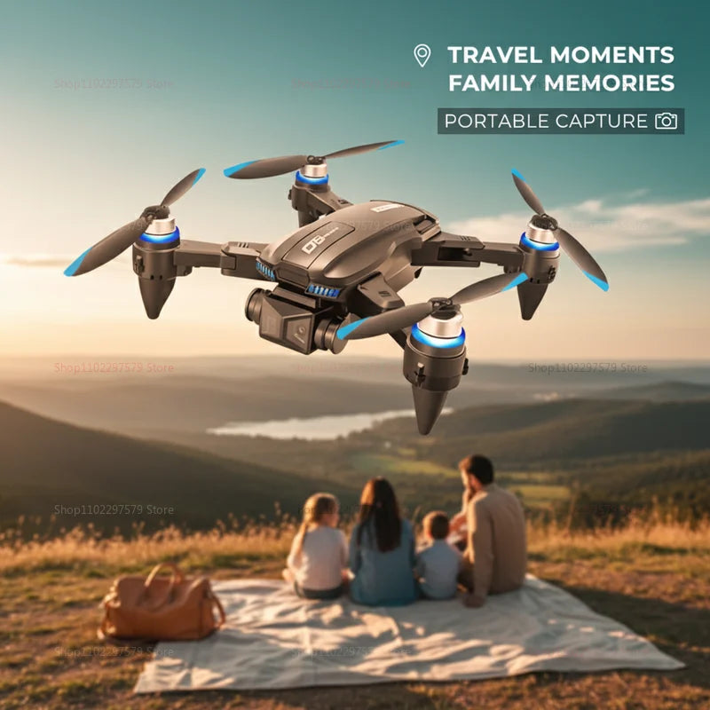 NEW 8K Dual Camera RC Drone with Obstacle Avoidance for Aerial Photography HD Quadcopter Remote Control Toys for Boy Girl Adults