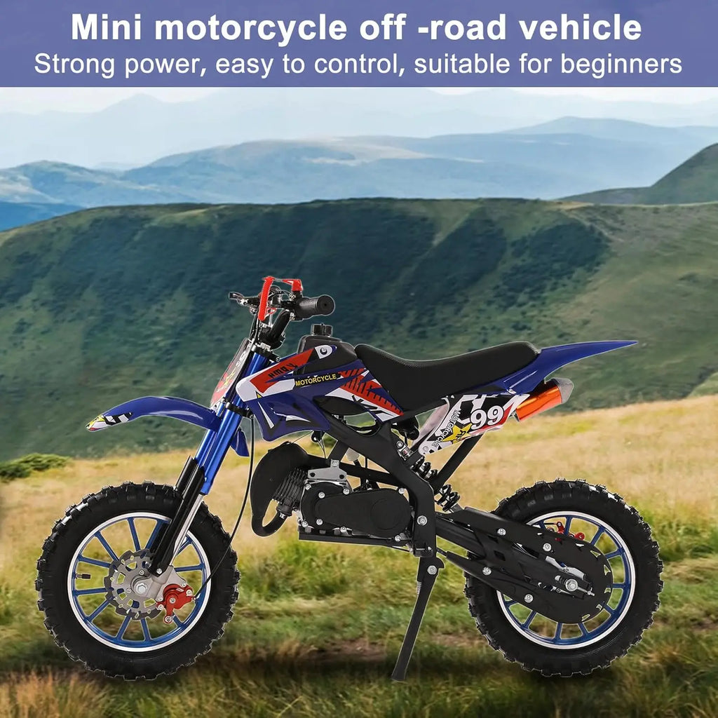 50cc Dirt Bike for Adults & Kids, Mini Bike Gas Powered Off Road Trail Bike with Speeds up to 40 MPH for Uphill and, Customized