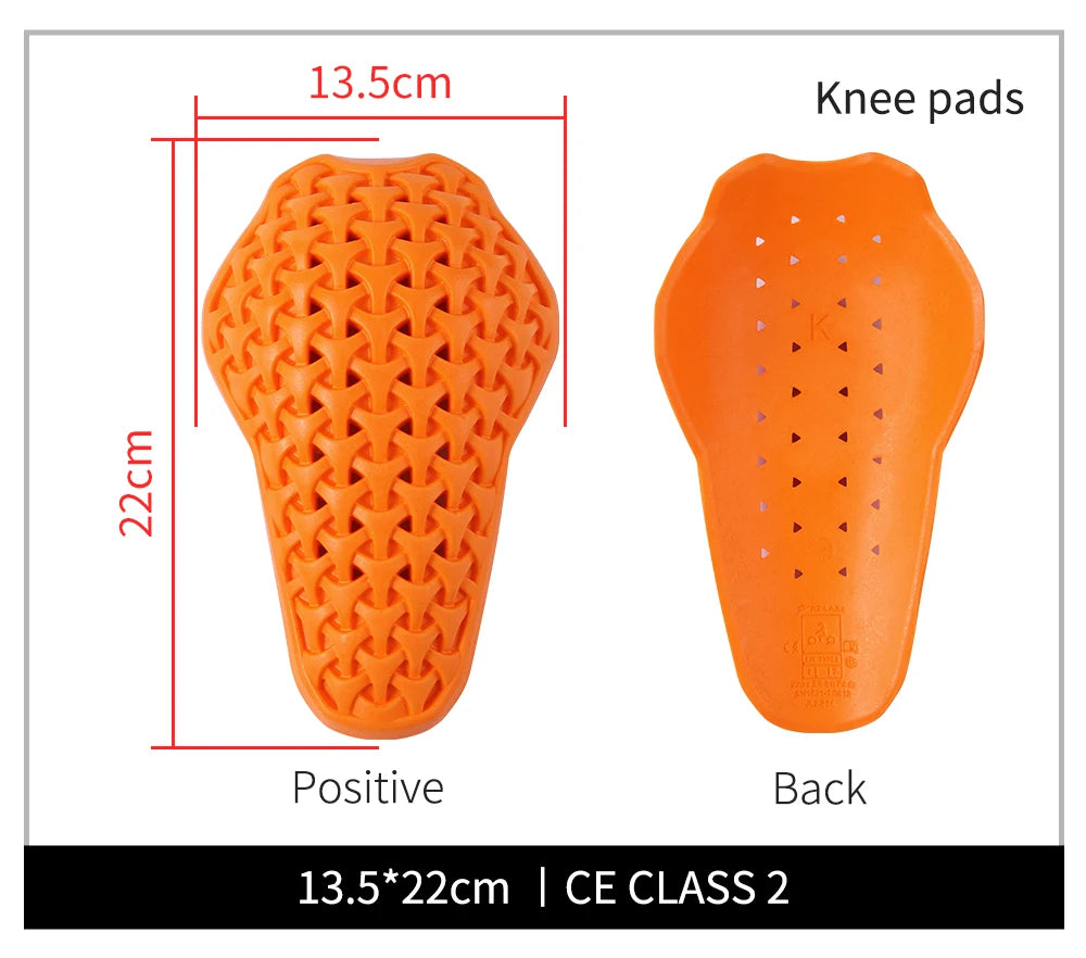 WOSAWE Motorcycle Jacket Lining Protectors Pad Shoulders Elbow Back Armor Gear for Motocross Racing Skiing Skating Bike Cycling