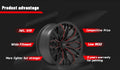 Sunshine Orange Double Black 16 17 18 19 20 21 22 Inch Car 3 Pieces Forged Wheels 5x114.3 5x120 5x130 Rim for 997 Carrera 4 GTS