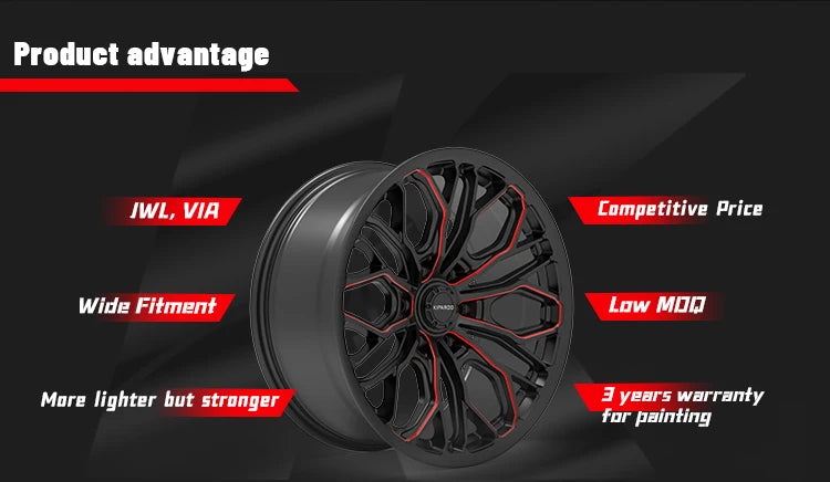 Sunshine Orange Double Black 16 17 18 19 20 21 22 Inch Car 3 Pieces Forged Wheels 5x114.3 5x120 5x130 Rim for 997 Carrera 4 GTS