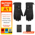 Skiing Heated Gloves Winter Warm Gloves Outdoor Non-slip Heated Gloves Waterproof Touch Screen Motorcycle Cycling Gloves