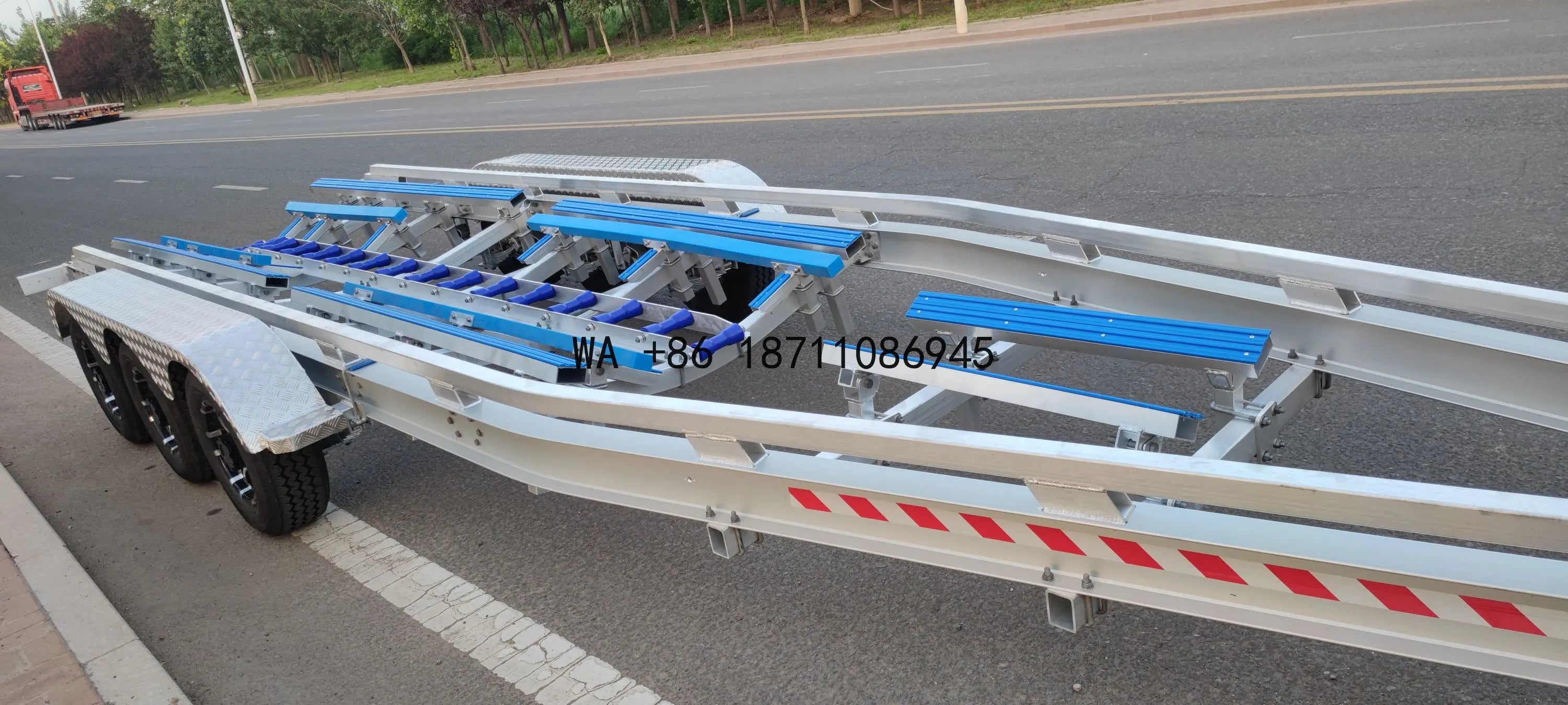 10.6m Poly Bunks Aluminum 5 Ton Heavy Duty Boat Trailer