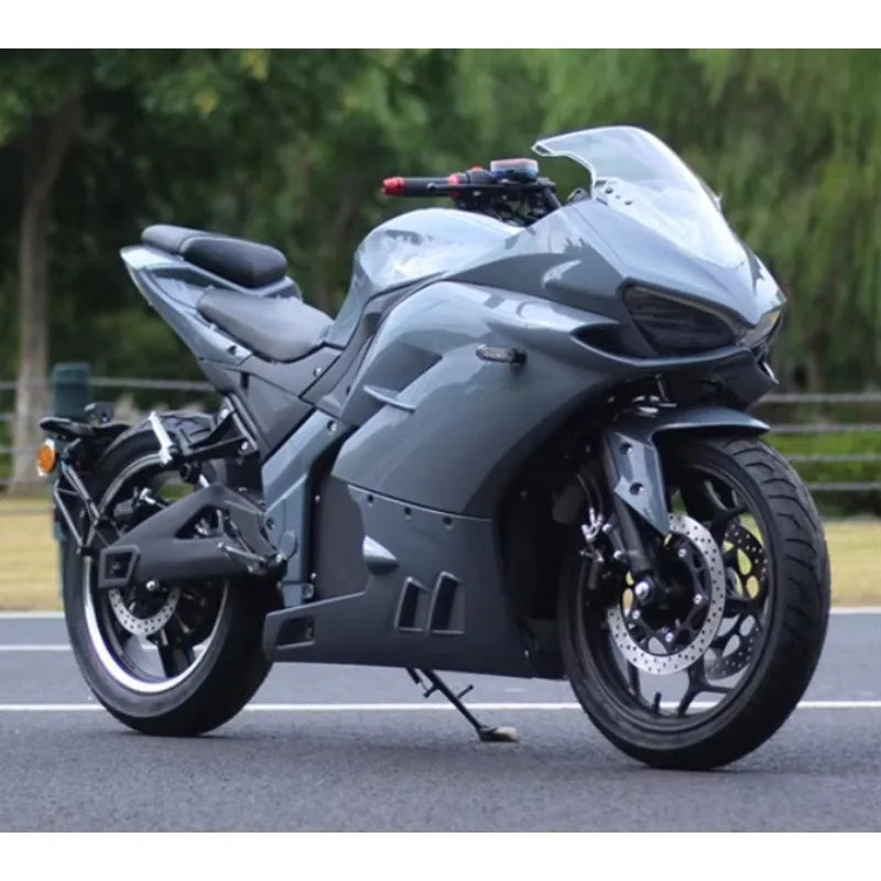 Zuimi JL Model 72V 3000W High-Speed Electric Motorcycle For Adults, 80km/h Retro Cafe Racer Sport Moped With Lithium Battery, St