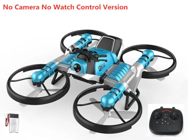 WIFI FPV uav aircraft Motorcycle 2 in 1 Deformation Drone With 4K HD Camera 3D Flip One Key Return Headless Mode RC Quadrocopter