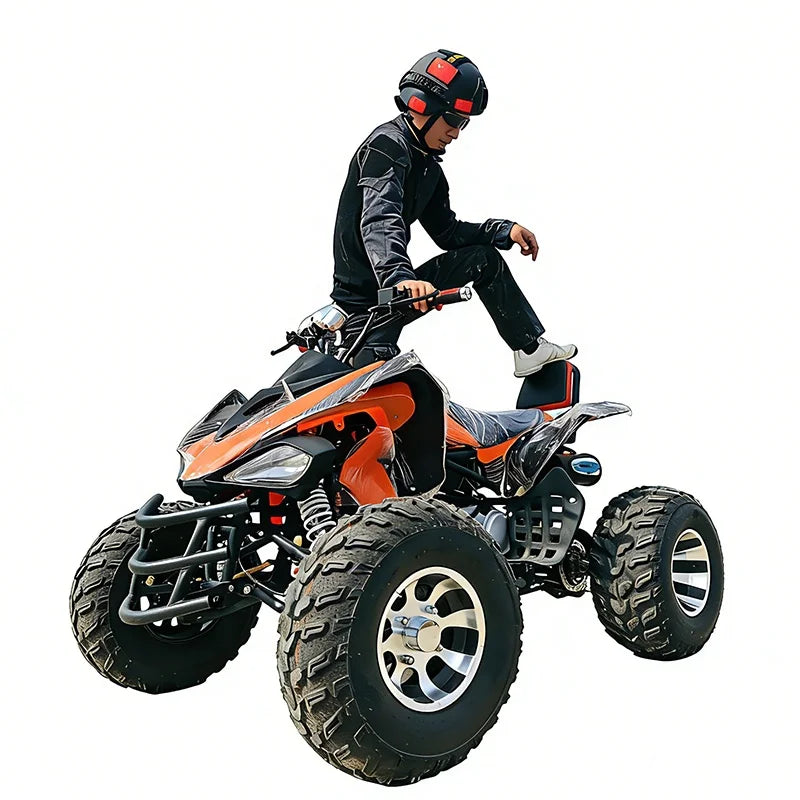 Winter Sport Quad Bikes Automatic Chain Drive Adults 4 Wheeler Atv Bike Adult Atv Off Road Motorcycle Snowmobile with Helmets