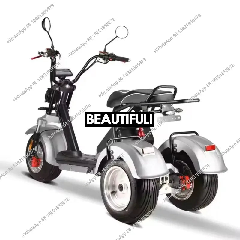 Unisex 3-Wheel Electric Tricycle Citycoco EEC Approved Electric Dirt Bike Scooter And Motorcycle 2000w Power