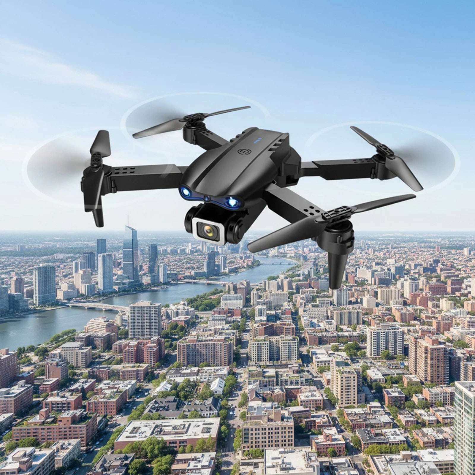 Remote Control Aircraft with 4K HD Dual Camera 360° Flips Aerial Photography Drone for Outdoor Professional Adults