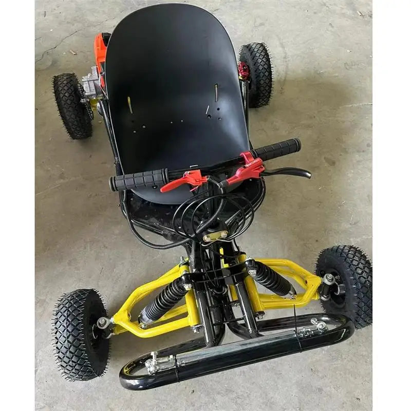 Popular Design Gasolene Farm Buggies Teenagers Drifting Buggy Powerful Dune Buggy Four Wheels Scooter Foot Operate Beach Cart
