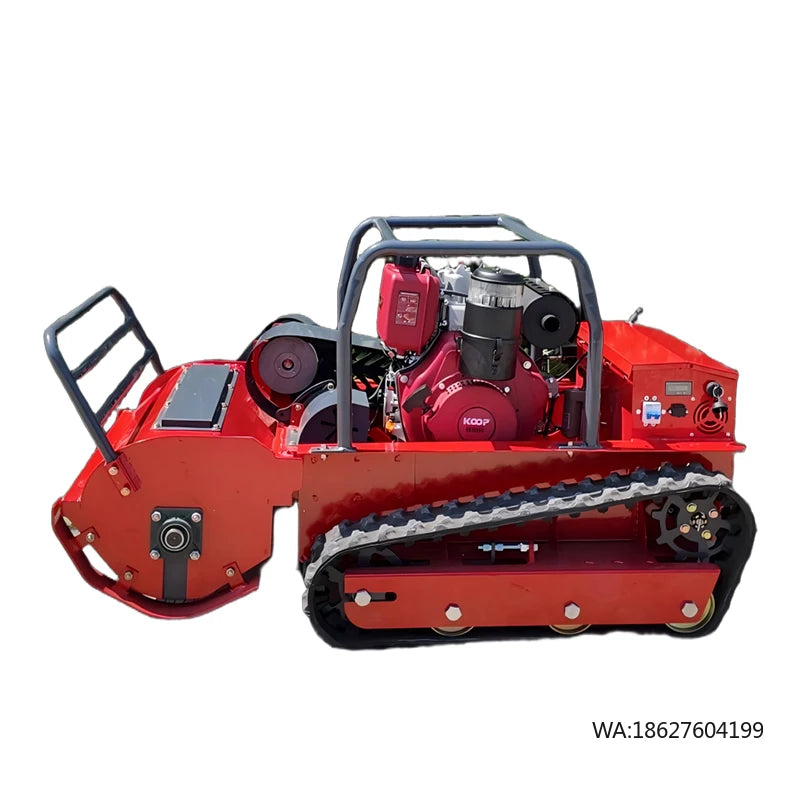 Remote Control Lawn Mower Reinforced Deck Brush Clearing Grass Rechargeable Battery High Torque Diesel-Powered Self-Propelled