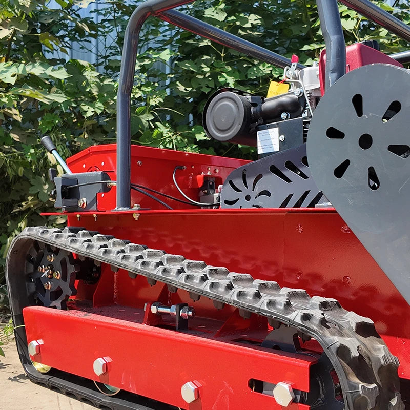Remote Control Lawn Mower Reinforced Deck Brush Clearing Grass Rechargeable Battery High Torque Diesel-Powered Self-Propelled