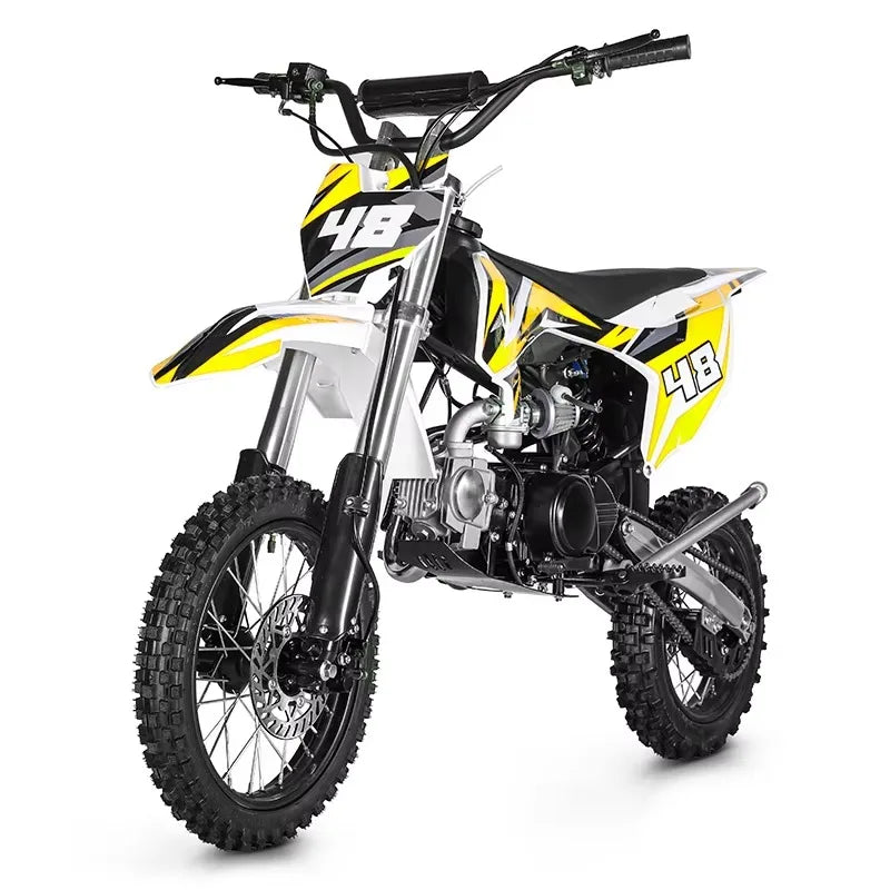 125cc Two-Wheel Dirt Bike Adult Off-Road Motorcycle Four Stroke Cross