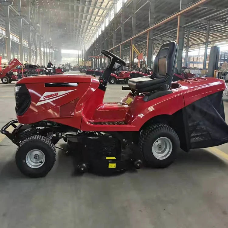 Deposit Four-wheel Drive Tractor-style Lawn Mower for Home Lawn Weeding Golf and Soccer Field Care and Car Driving Functionality