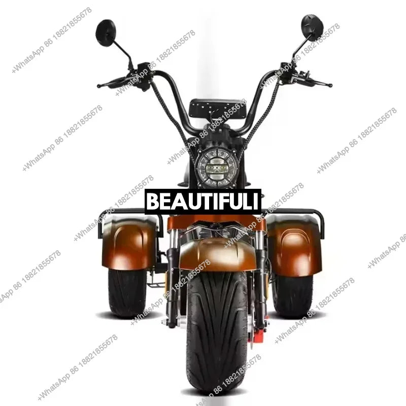 Unisex 3-Wheel Electric Tricycle Citycoco EEC Approved Electric Dirt Bike Scooter And Motorcycle 2000w Power