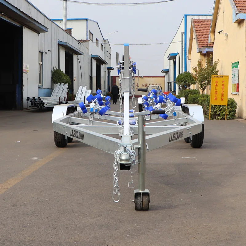 8.65m Double Axle Yacht Trailer Heavy Duty Luxury Boat Transport Trailer