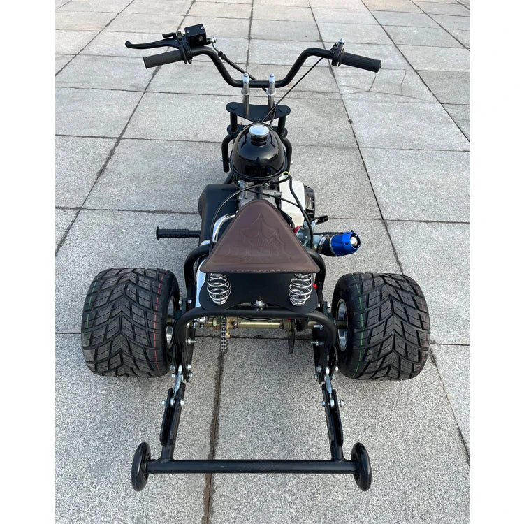 4-stroke gas-powered drift tricycle 60km/h off-road top speed outdoor park tricycle adult racing pedal drift go-kart