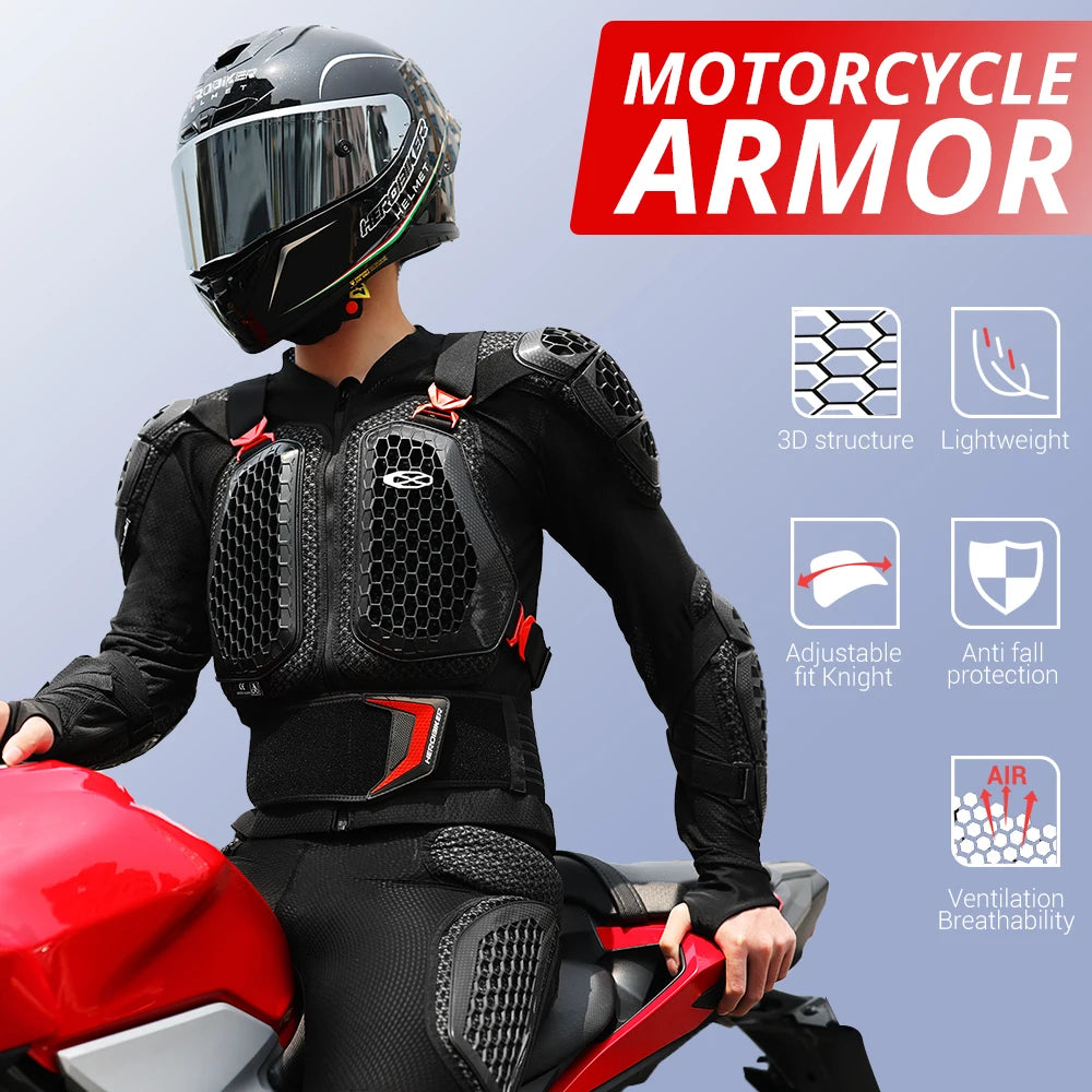 Motorcycle Armor Clothing Armor Pants Anti Fall And Anti-collision Off-road Motorcycle Racing Jacket Armor Riding Protection