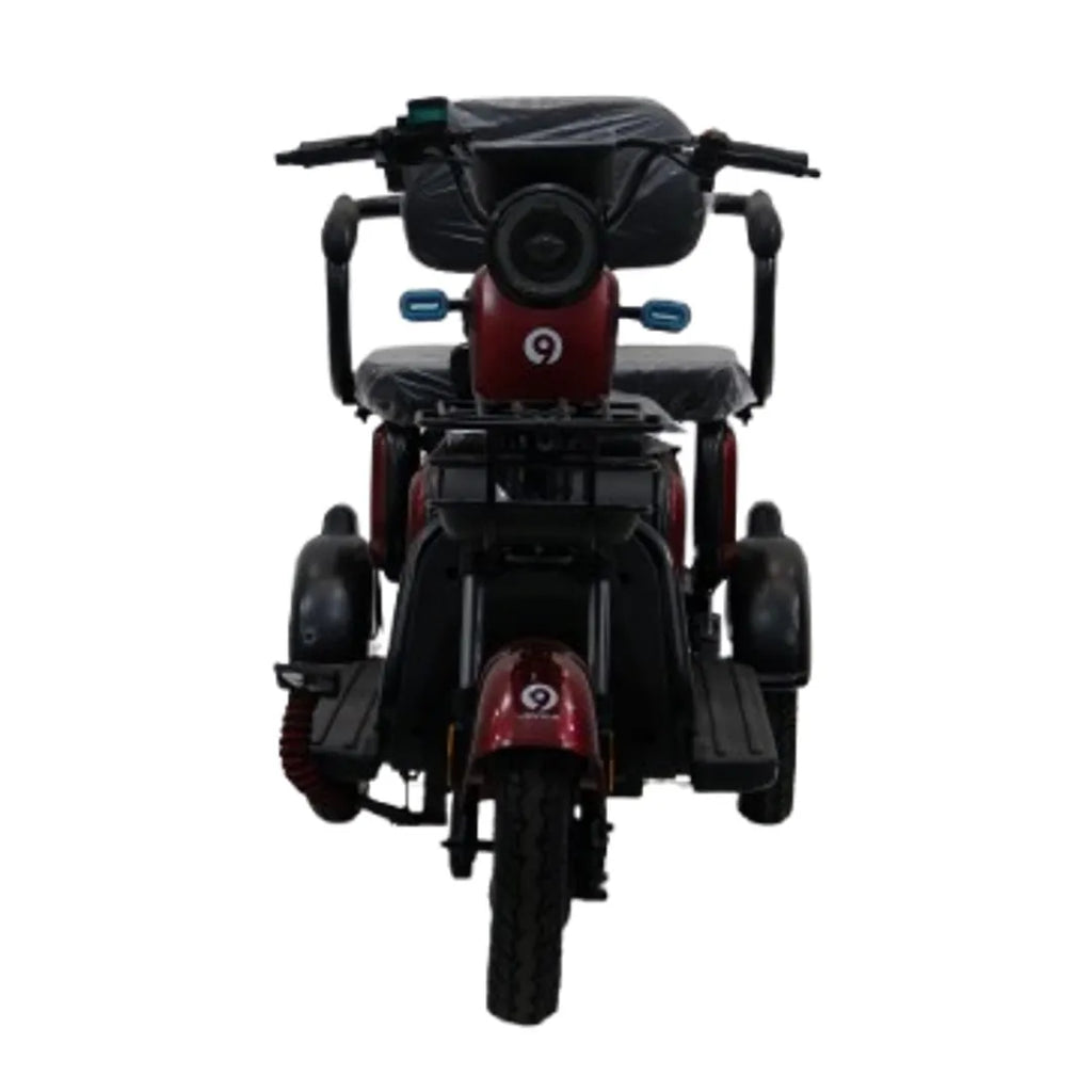 Modification Fashion Design 3 Wheel Electric Mobility Scooter 60V 20ah Streetbike Two Seats with Basket High Quality for Adults