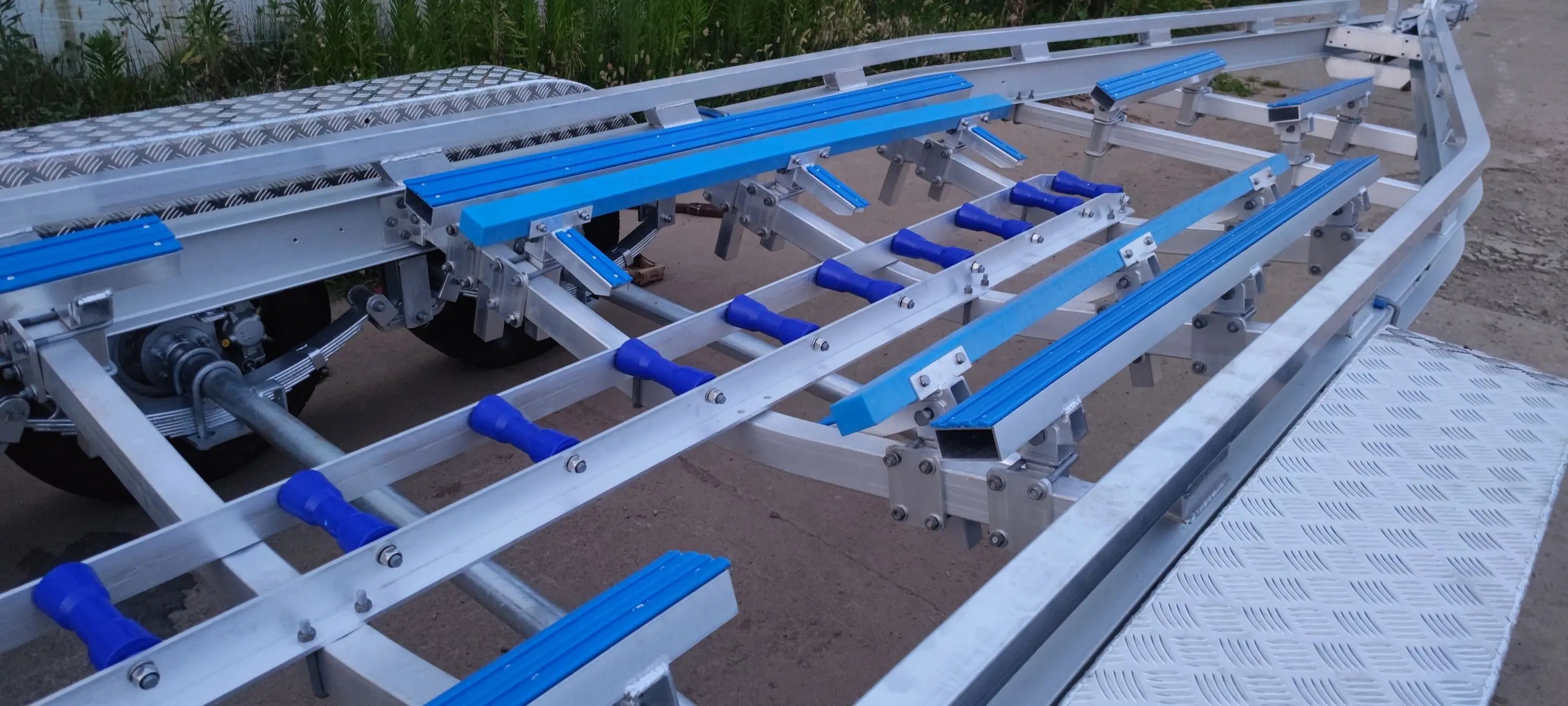 10.6m Poly Bunks Aluminum 5 Ton Heavy Duty Boat Trailer