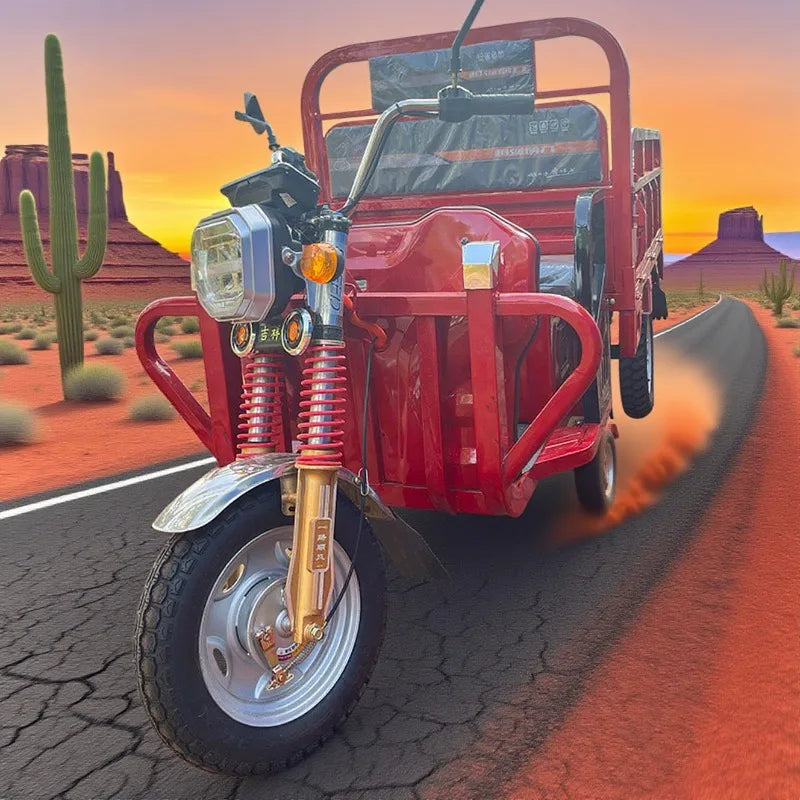 Electric motorcycle 3-wheel electric tricycle adult bicycle