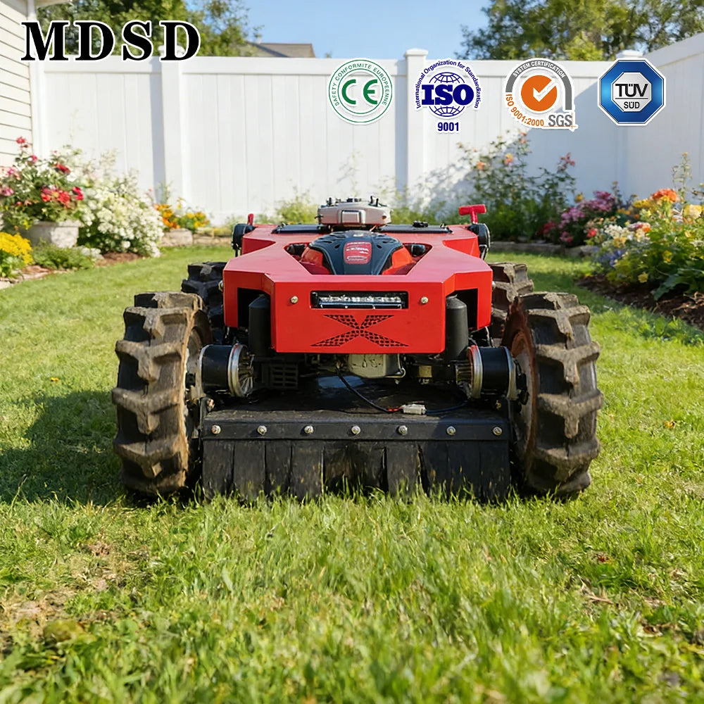 2026 New Robot Lawn Mower Automatic Smart Remote Control Crawler Track Lawn Mower For Garden Yard No Wire Layout Customize