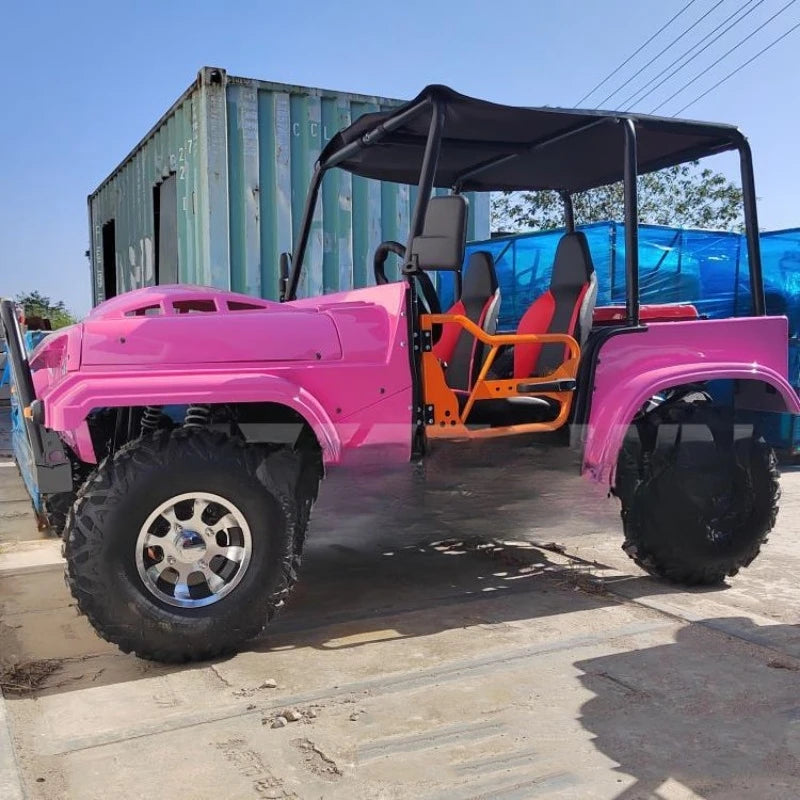 Customized Pink Design Buggy Dune Car Popular Mini Adult & Kids Beach Mountain Off-Road Play Vehicle for Sale