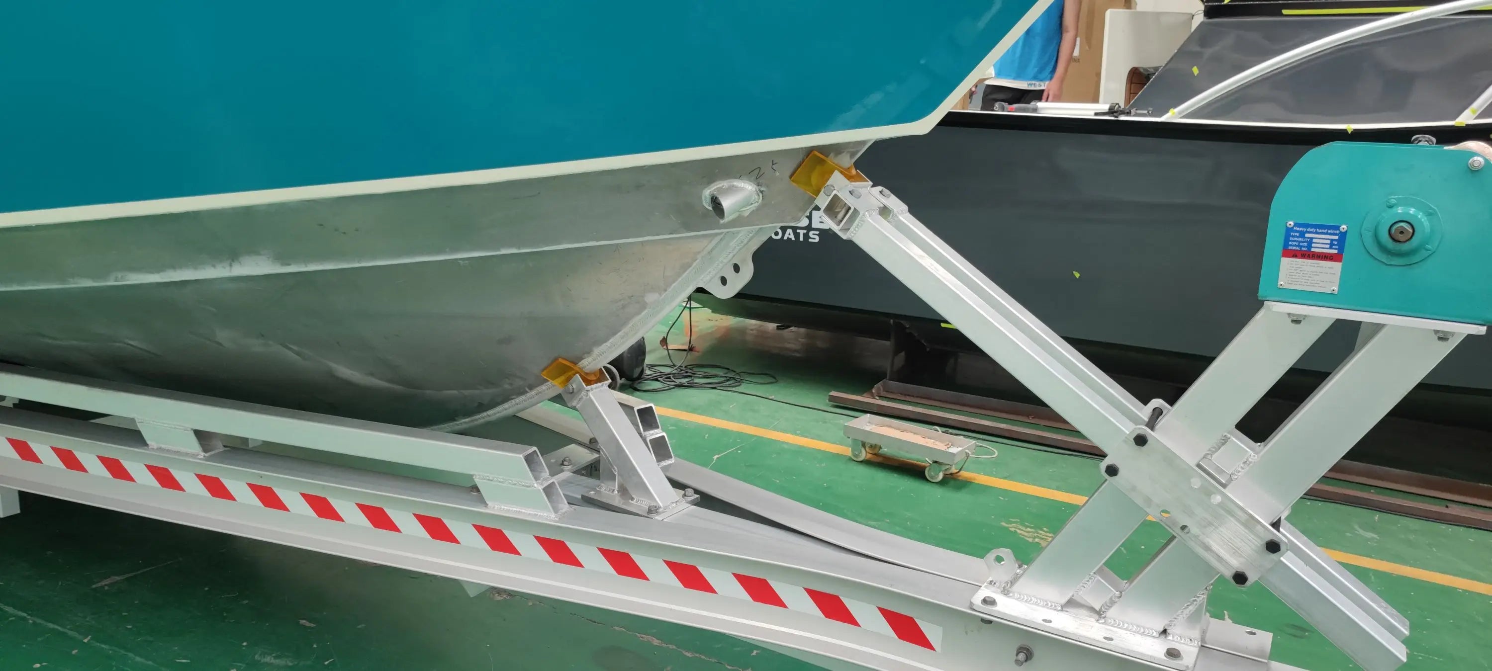 10.6m Poly Bunks Aluminum 5 Ton Heavy Duty Boat Trailer