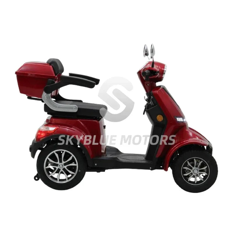 Low Price Durle Electric Motorcycle 4-Wheel Mobility Scooter for the Elder 1000W 60V30Ah