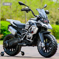 Kids Electric Off-Road Motorcycle - 2-8Y Rechargeable Bike with LED Lights/Music & Simulation Engine Sound Children electric car