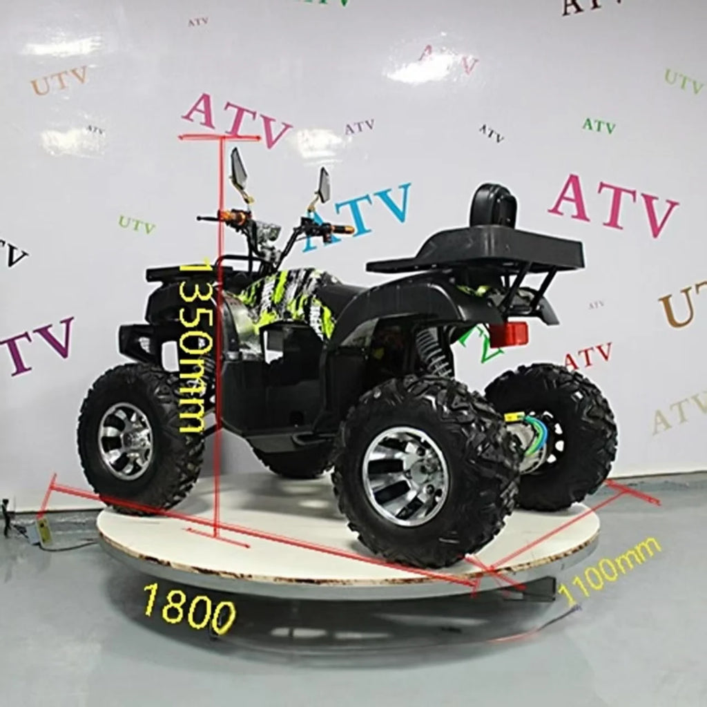 Factory Wholesale 60-72V ATV 1200w Electric 45 km/h 4 Wheeler Adult Atv