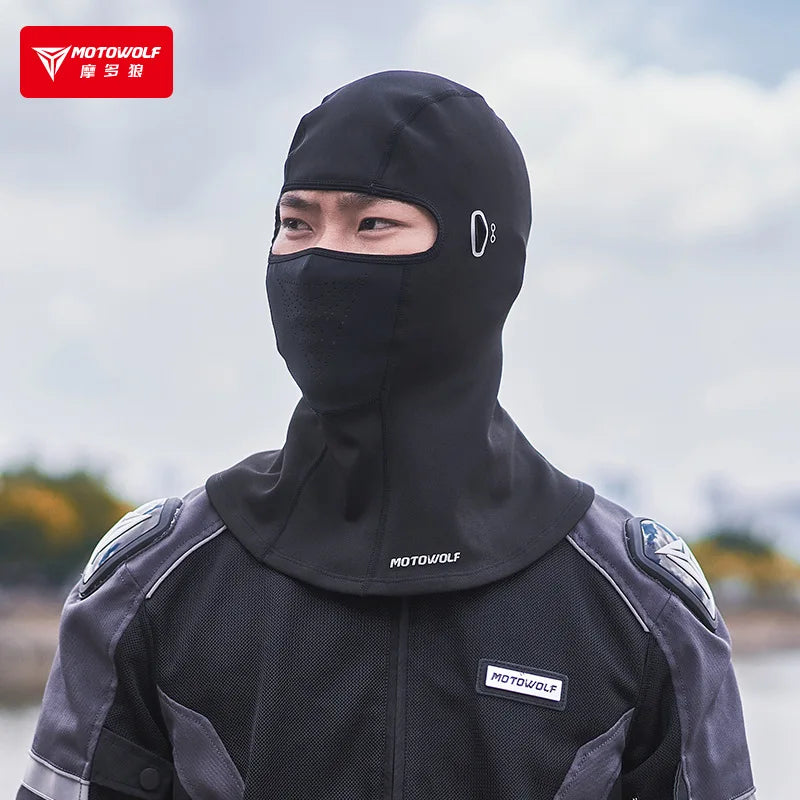 Winter Neck Warmer Thermal Motorcycle Balaclava Moto Mask Waterproof Ski Masks Windproof Elastic Fleece Face Shield