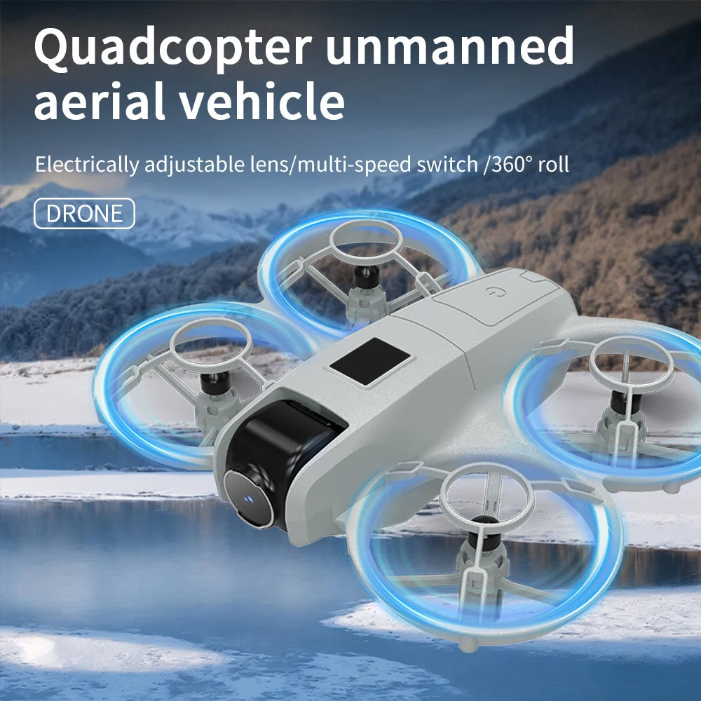 4DRC V2 Mini Drone WIFI RC Quadcopter 180° Adjustable Camera Camera Helicopter for Beginners Child Toy Gift optical flow hover
