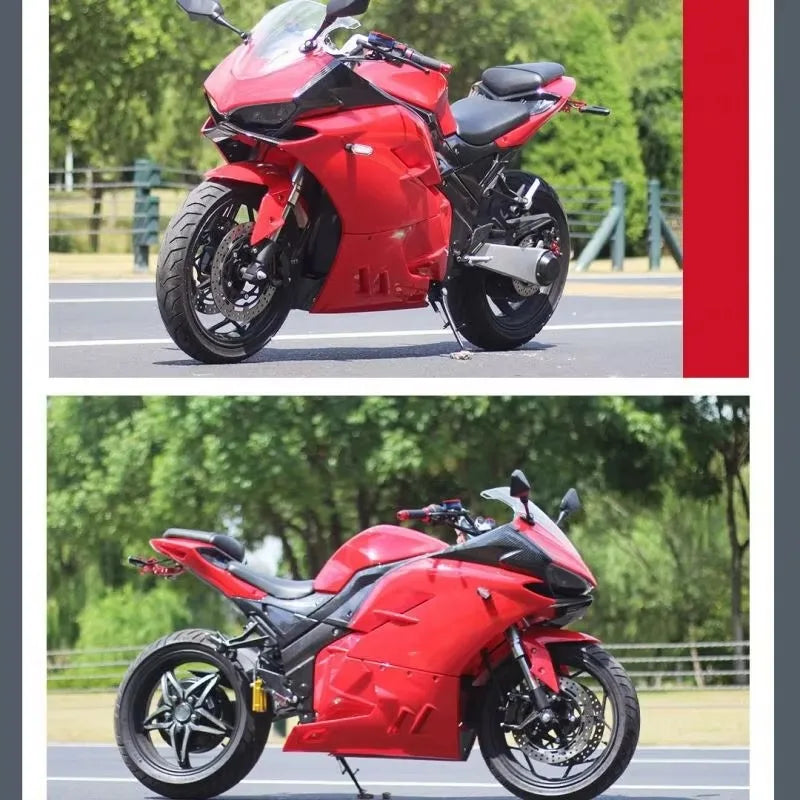 Zuimi High-end Top Fashion Adult Electric Bike Latest Model Street Legal Racing Motorcycle 72v Voltage
