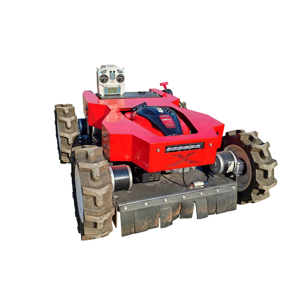 2026 New Robot Lawn Mower Automatic Smart Remote Control Crawler Track Lawn Mower For Garden Yard No Wire Layout Customize
