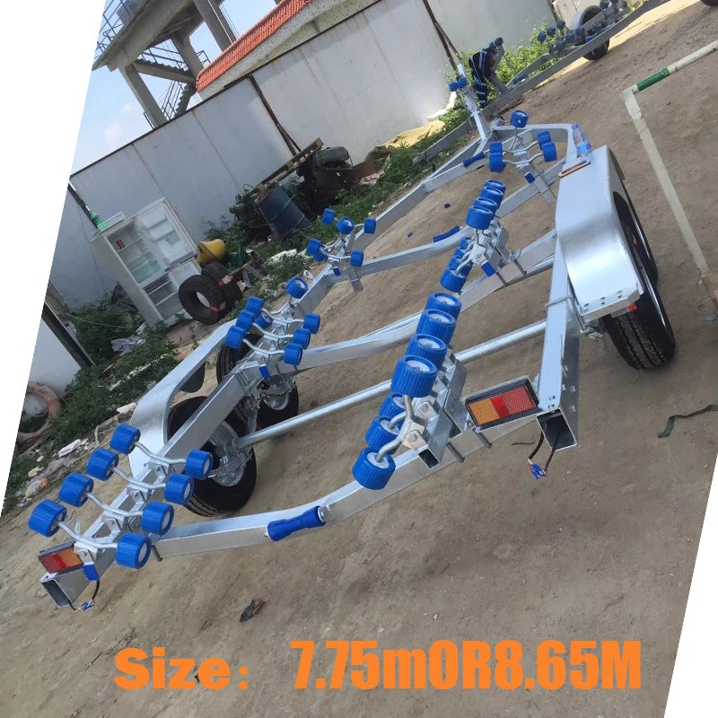 Large Boat Trailer Heavy Duty Marine Transport Shoreline Hauler