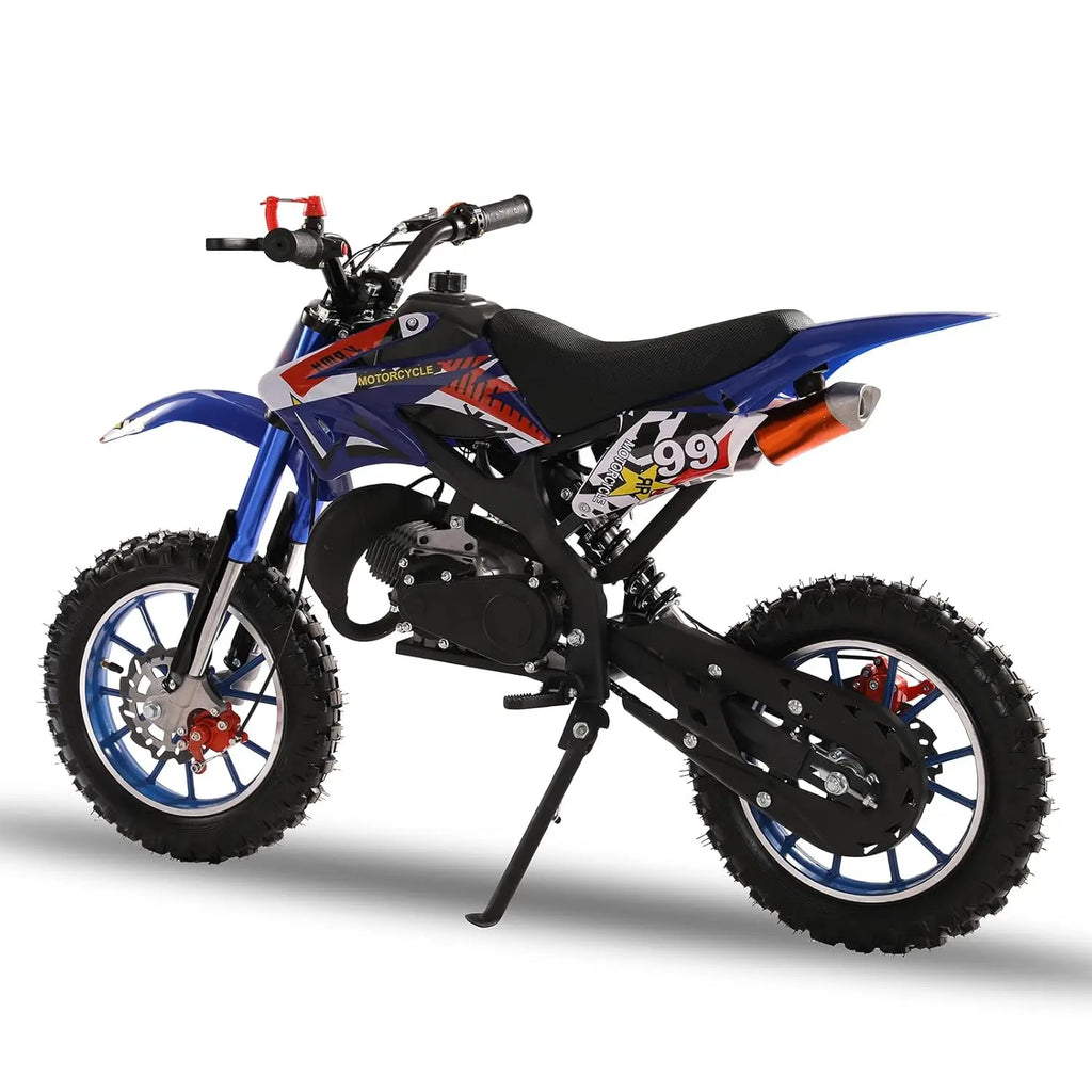 50cc Dirt Bike for Adults & Kids, Mini Bike Gas Powered Off Road Trail Bike with Speeds up to 40 MPH for Uphill and, Customized