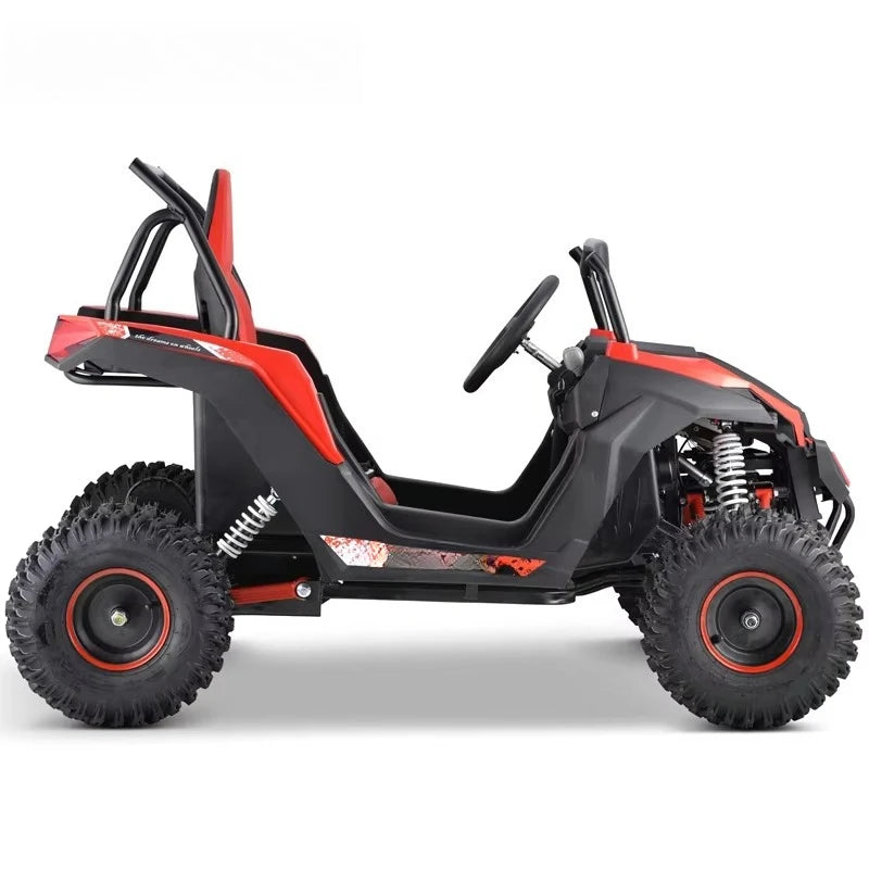 Electric Big Vehicle Kids Children 1200w 48v UTV Cross Go Kart Snow dune Buggy