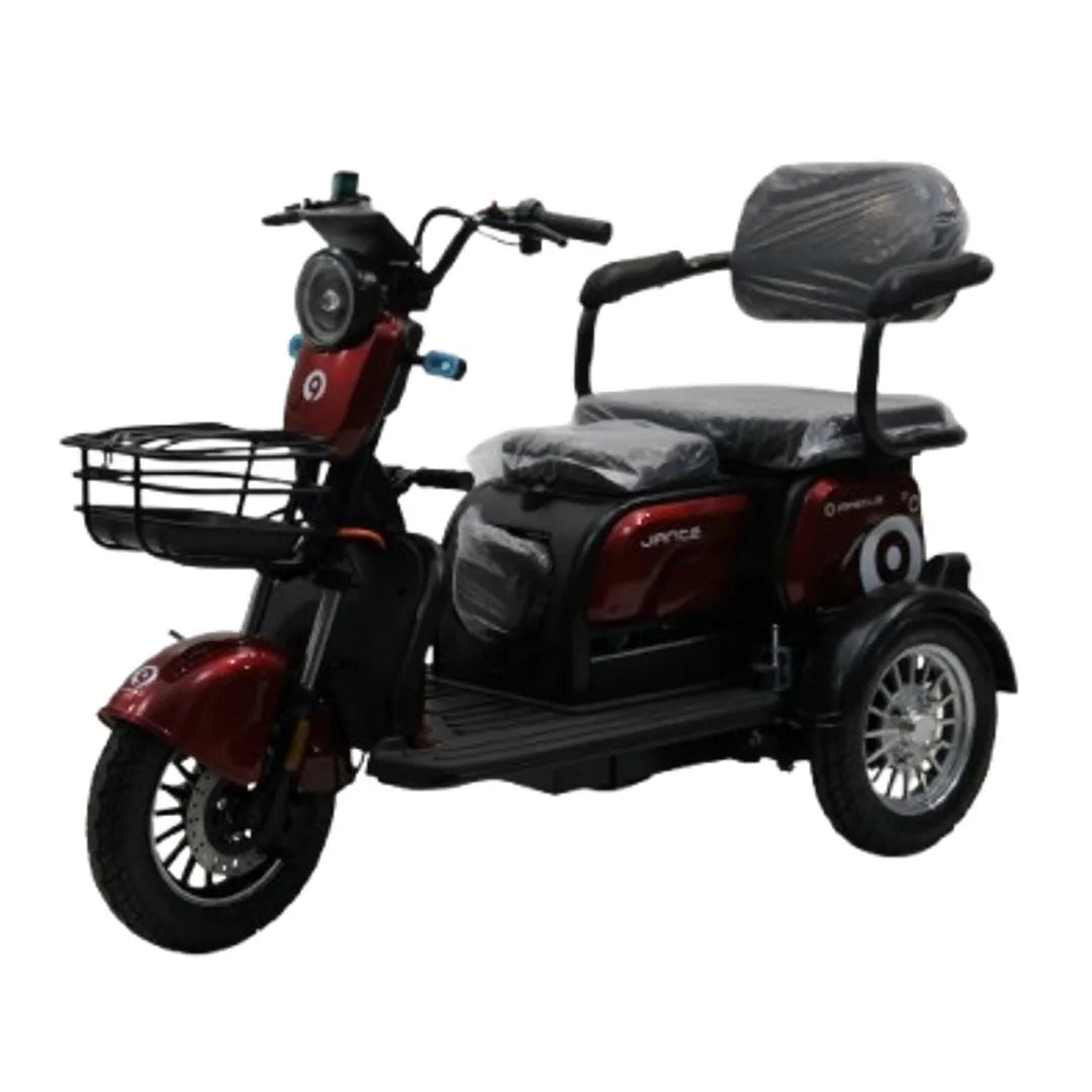 Modification Fashion Design 3 Wheel Electric Mobility Scooter 60V 20ah Streetbike Two Seats with Basket High Quality for Adults