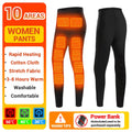 Winter Heating Jacket 22 Zones Heated Underwear Women Men Ski Suit Motorcycle Jacket USB Electric Thermal Long Heating Clothing