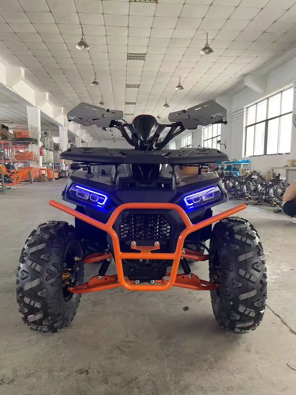 For125CC ATV Automatic 4 Stroke  Quad Bike Off-Road All Terrain Dirt Jungle Buggy For Adults