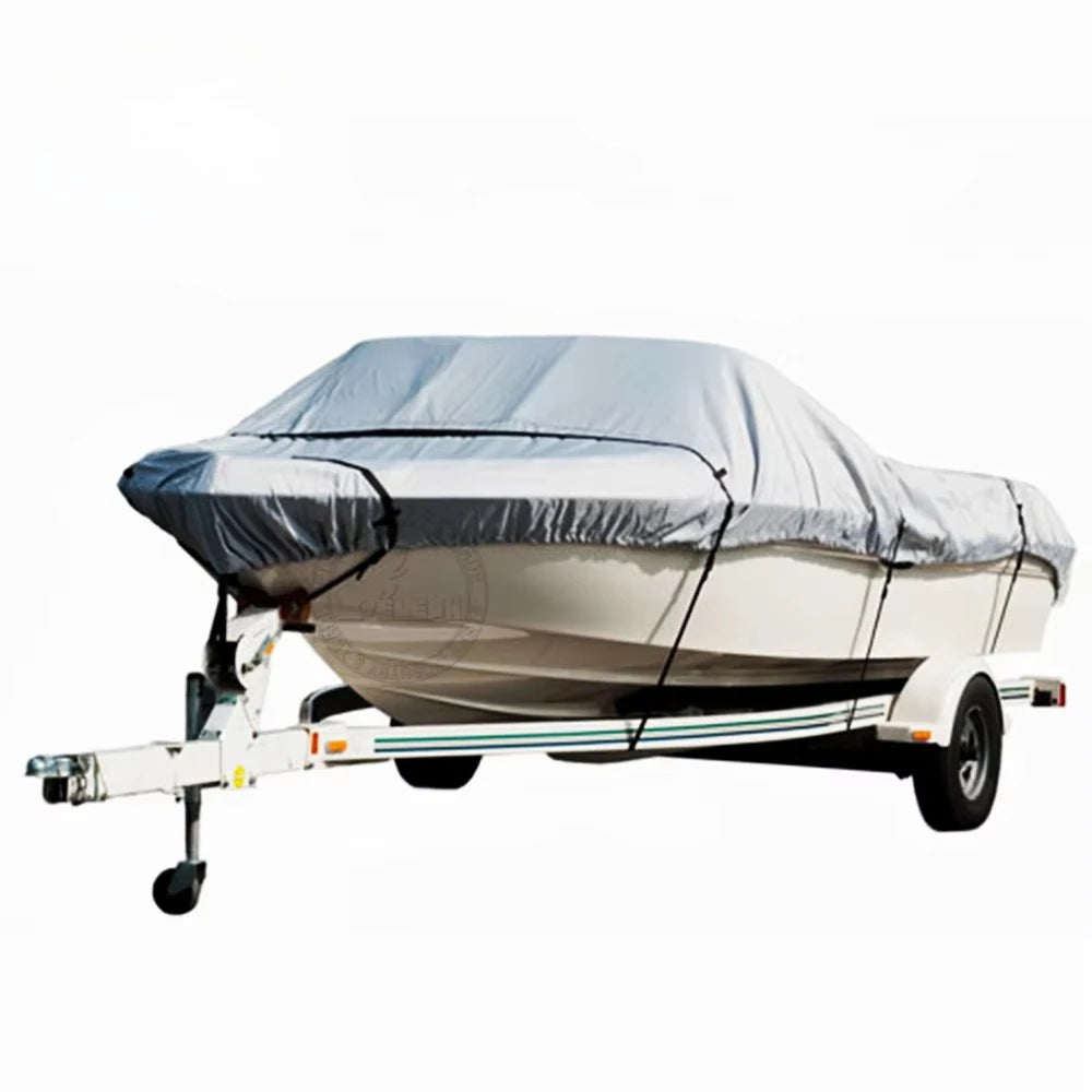 1/2/3 Axle Hot Galvanized Small Boat Transport Drawbar Trailer