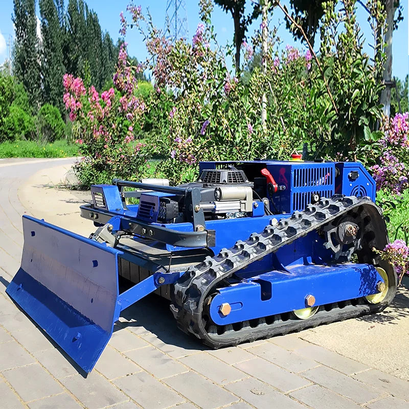 Customized CE EPA Marked Remote Control Lawn Mower - Industrial Grade High Horsepower Device with Snow Plow Factory Direct