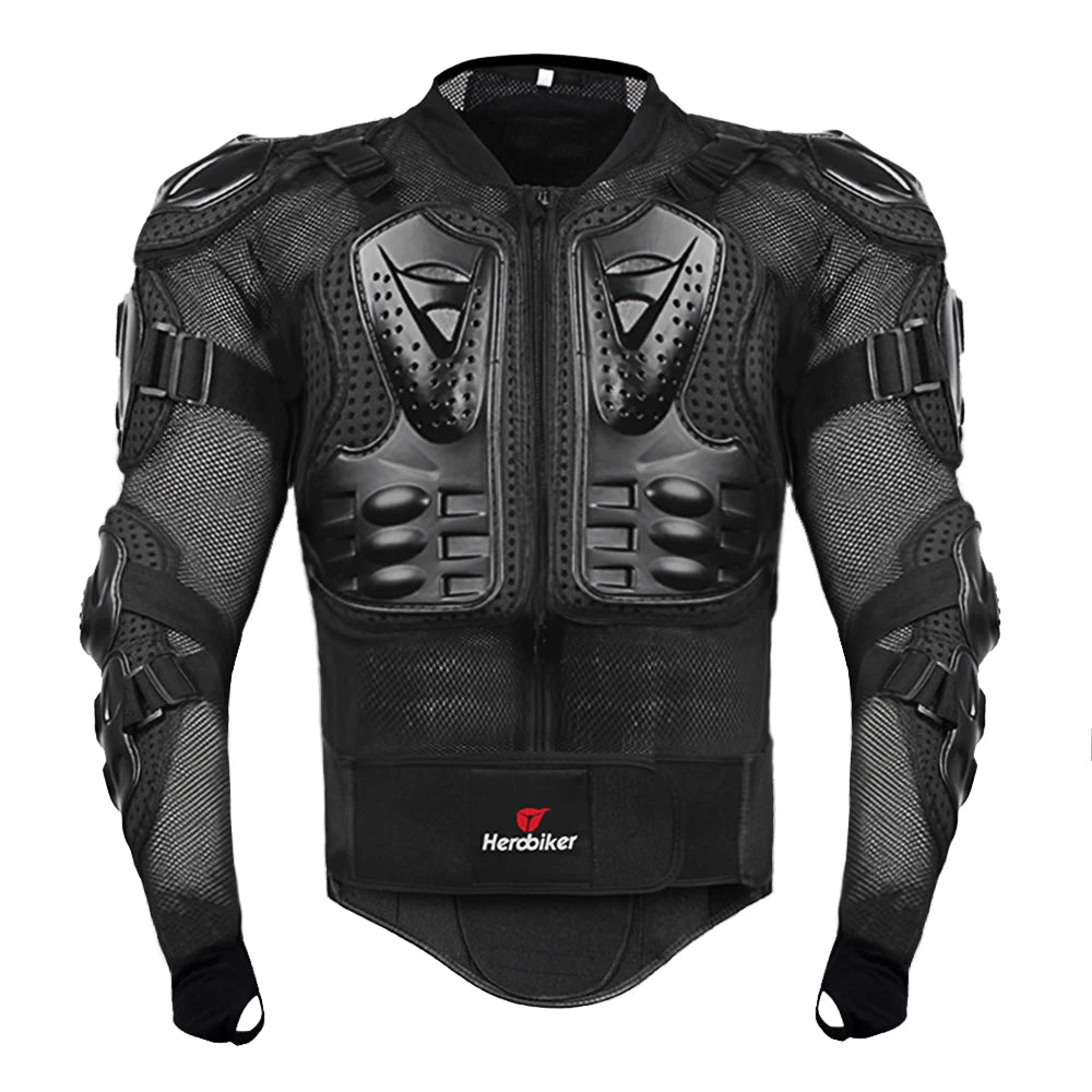 HEROBIKER Motorcycle Jacket Men Body Armor Motorcycle Armor Moto Motocross Racing Jacket Riding Motorbike Moto Protection  S-5XL