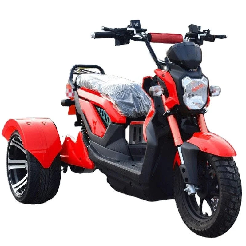 Factory Customized 1000w 1500w 3 Wheel Adult Electric Engine Tricycle Scooter Motorcycle