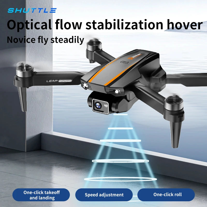 H31 Foldable VR Drone With 360 Flip Camera Adjustable HD Optics Altitude Control Dual Batteries 8-10 Min Flight Bundle