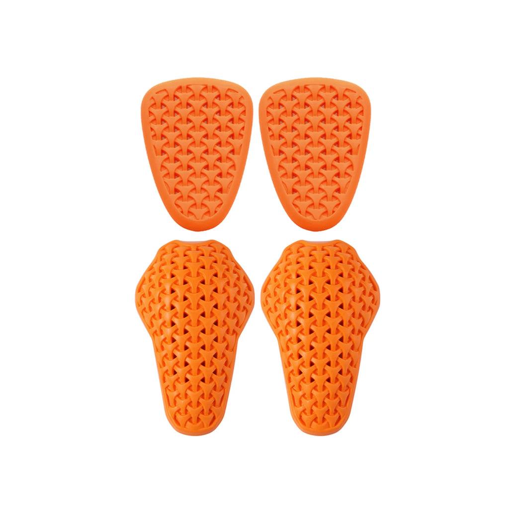 WOSAWE Motorcycle Jacket Lining Protectors Pad Shoulders Elbow Back Armor Gear for Motocross Racing Skiing Skating Bike Cycling