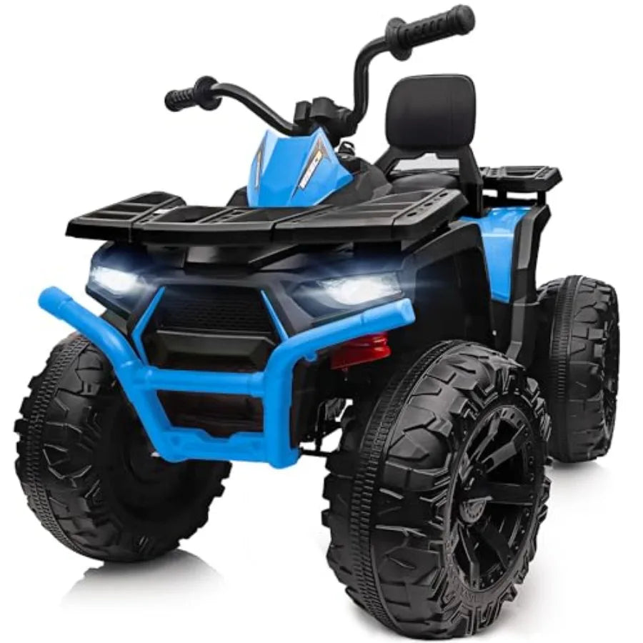 ATV 4 Wheeler 24V Ride On Toys Car for Big with 400W Motor 2 Seater - Blue