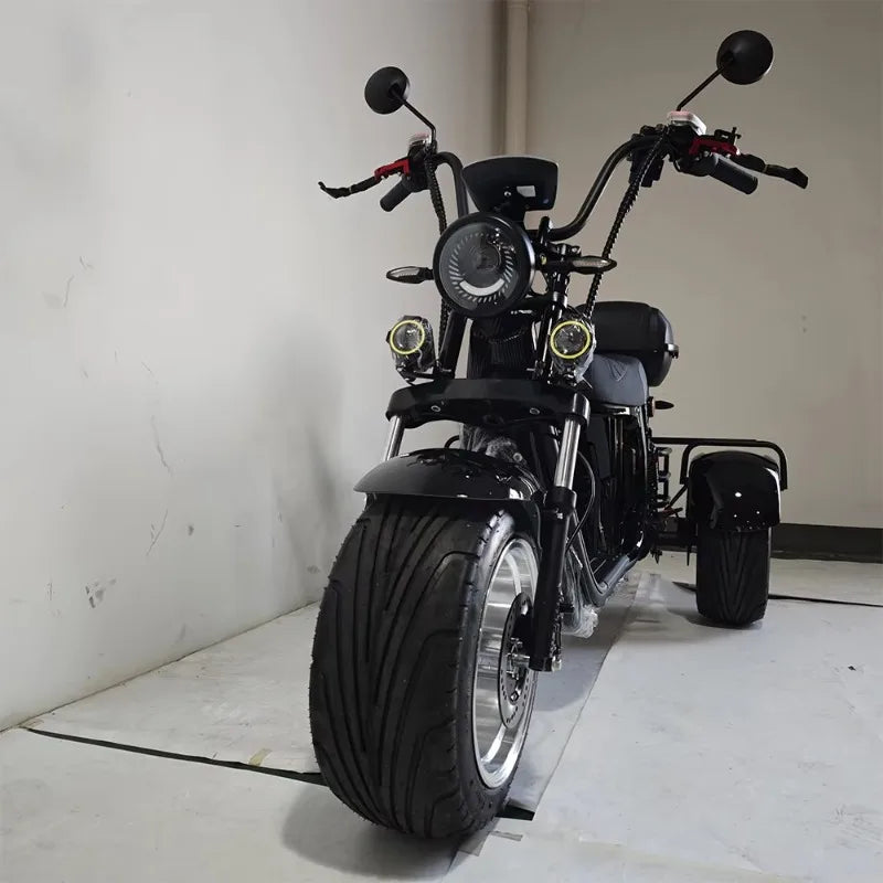 3-Wheel bicycle adult bicycle electric tricycle scooter aluminum moped adult 2000w tricycle 3-wheel motorcycle